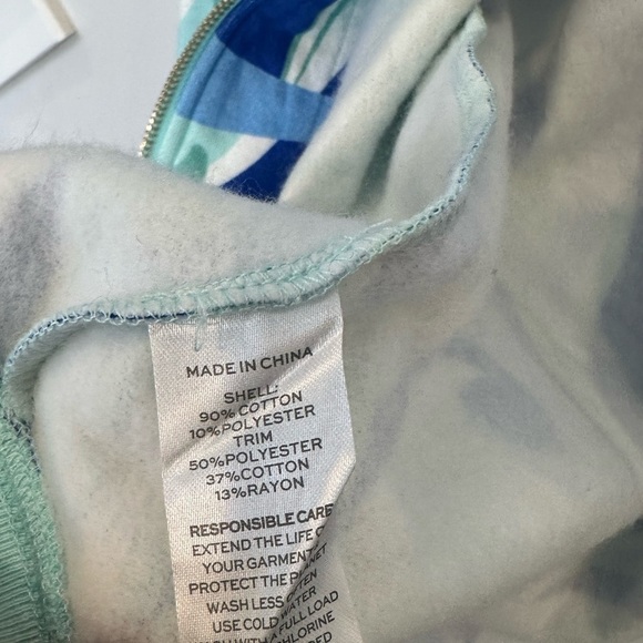 Hill House the Allie Zip up Jacket Ocean Kaleidoscope - Picture 8 of 8